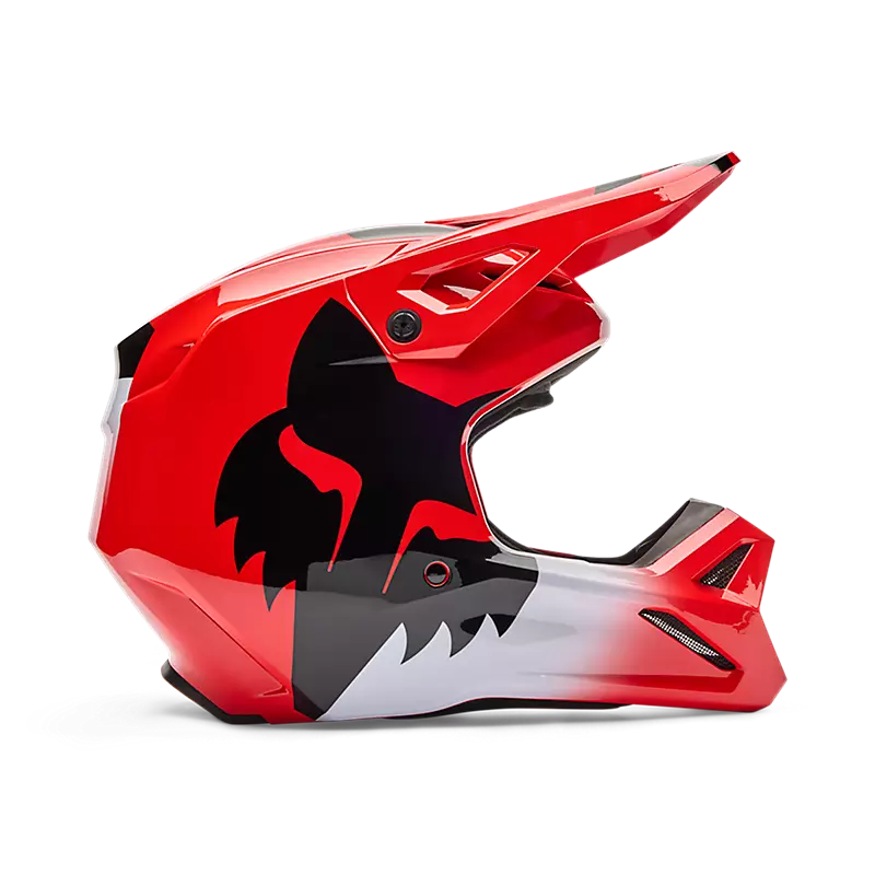 Casco Moto FOX V1 Shield | Rojo