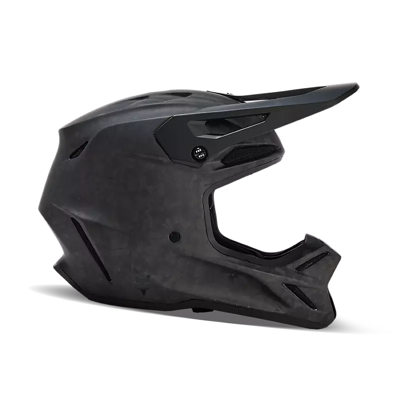 Casco Moto FOX V3 RS Carbon Solid Negro
