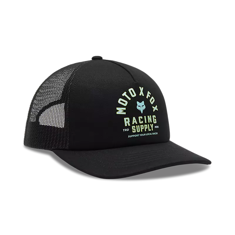 Gorro Fox Racing Local Racer Trucker Mujer | Negro