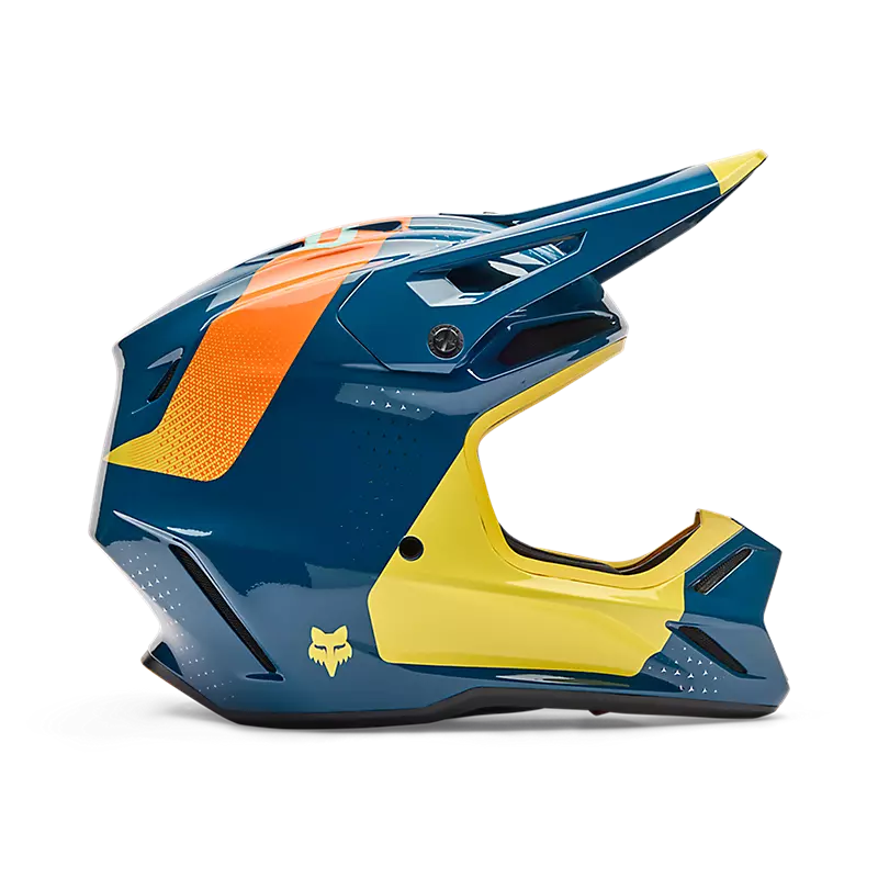 Casco Moto FOX V3 Tine Azul