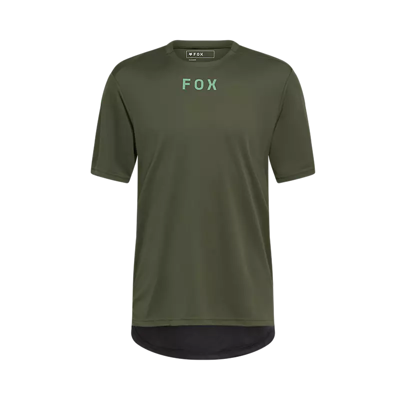 Polera Bicicleta Fox Ranger Wordmark Verde
