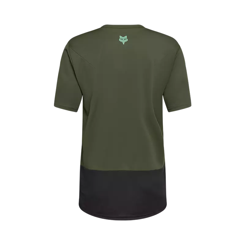 Polera Bicicleta Fox Ranger Wordmark Verde