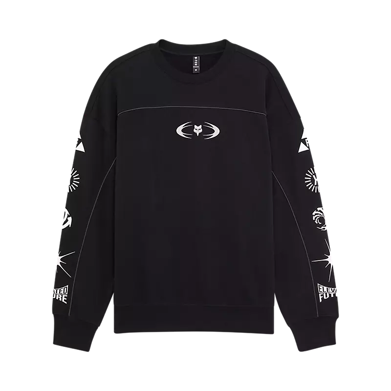 Polerón Fox Racing Image Cosmo Oversized Fleece Crew | Negro