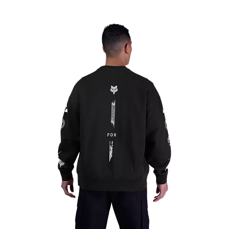 Polerón Fox Racing Image Cosmo Oversized Fleece Crew | Negro