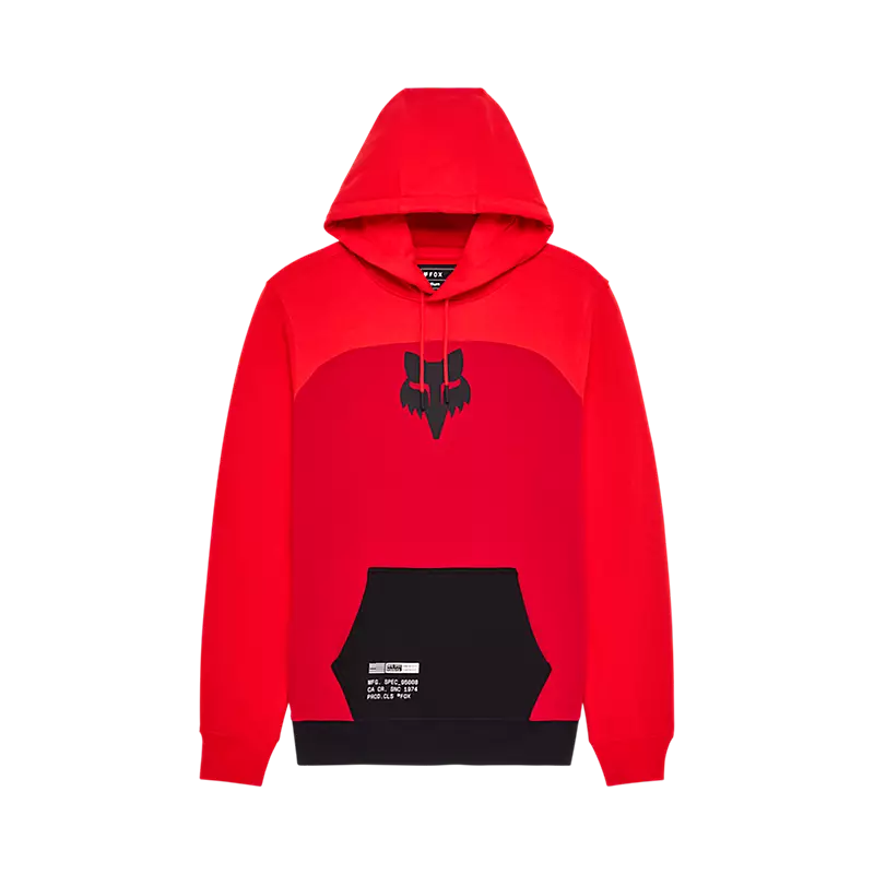 Polerón Fox Racing Fracture Paneled Fleece PO | Rojo