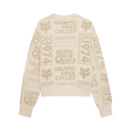 Polerón Fox Racing Circa 74 Oversized Crew Mujer | Blanco Hueso