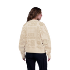 Polerón Fox Racing Circa 74 Oversized Crew Mujer | Blanco Hueso