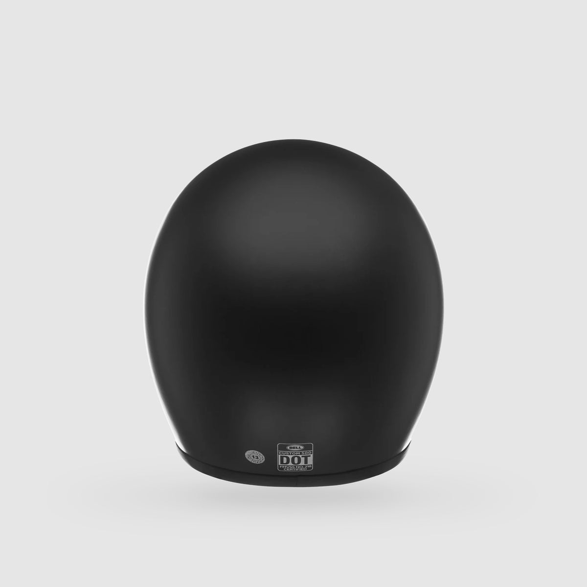 Casco Moto Bell Calle Custom 500 Solid Negro Mate