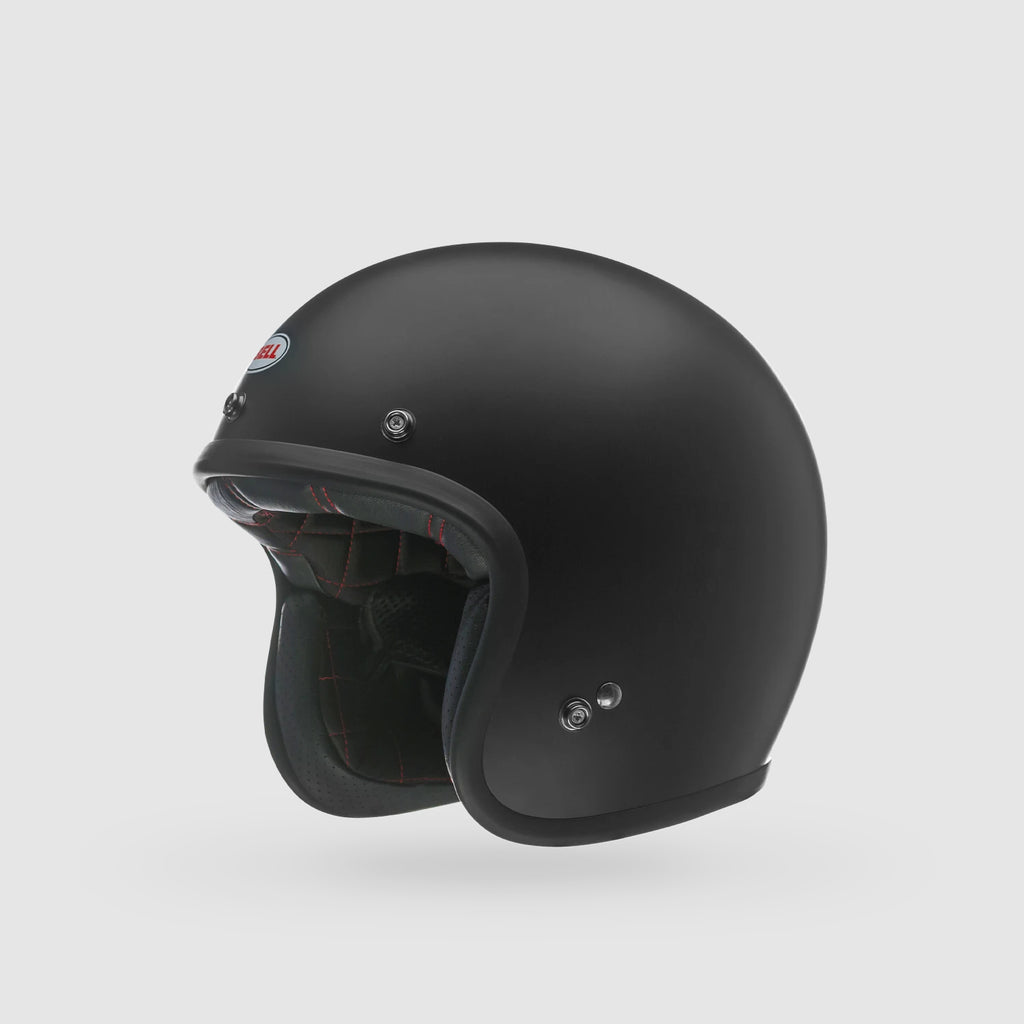 Casco Moto Bell Calle Custom 500 Solid Negro Mate