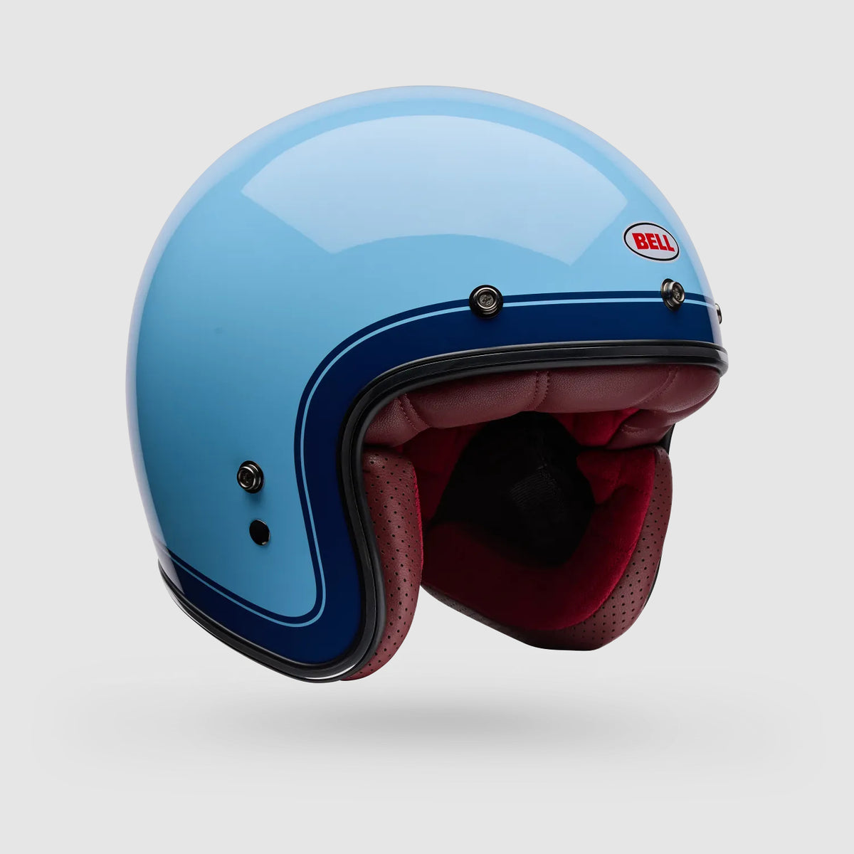 Casco Moto Bell Calle Custom 500 Crate Azul