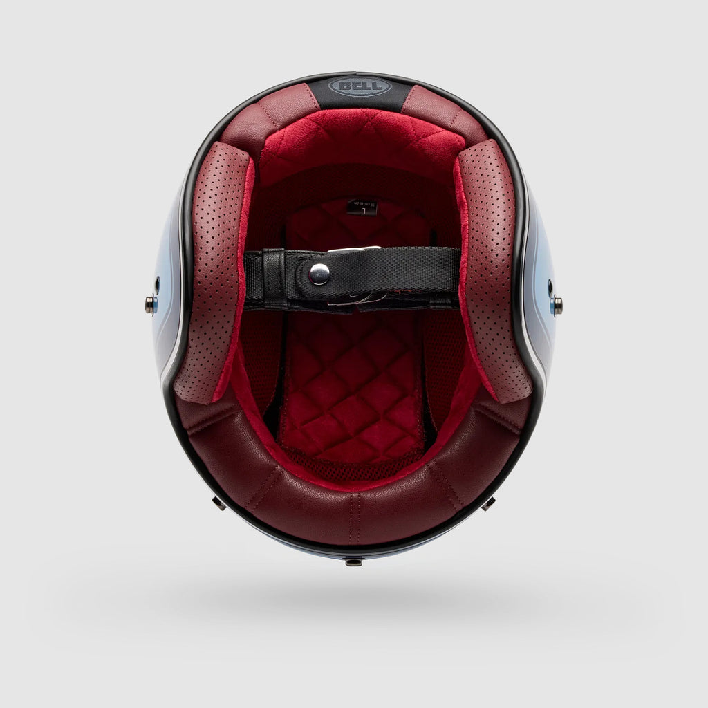 Casco Moto Bell Calle Custom 500 Crate Azul