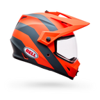 Casco Moto Bell Calle MX-9 ADV Naranjo