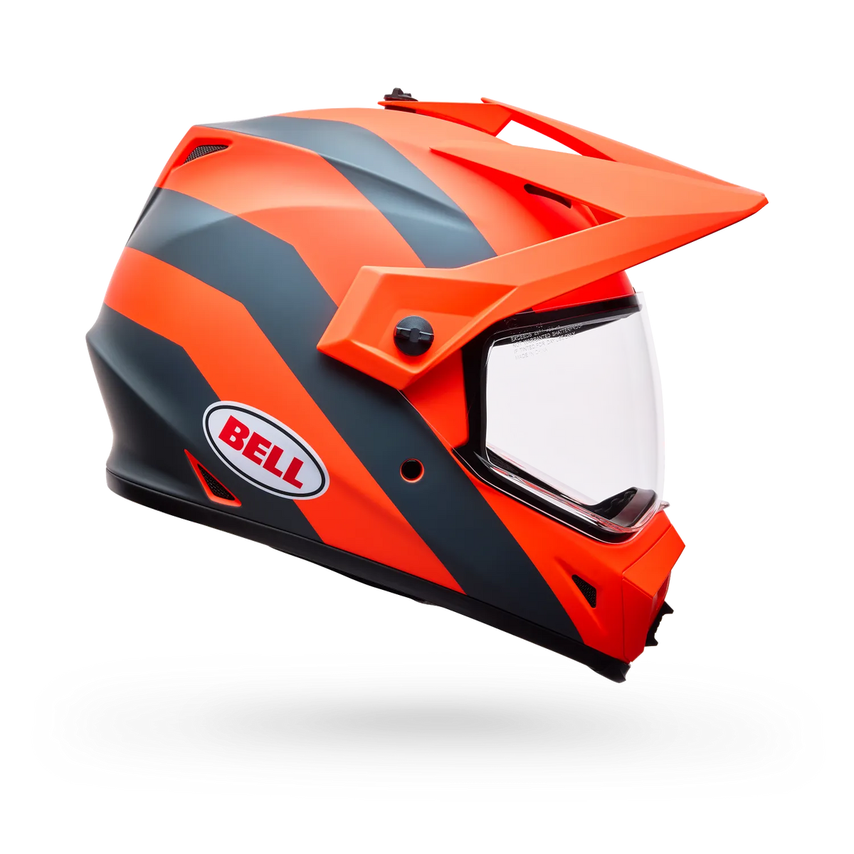 Casco Moto Bell Calle MX-9 ADV Naranjo