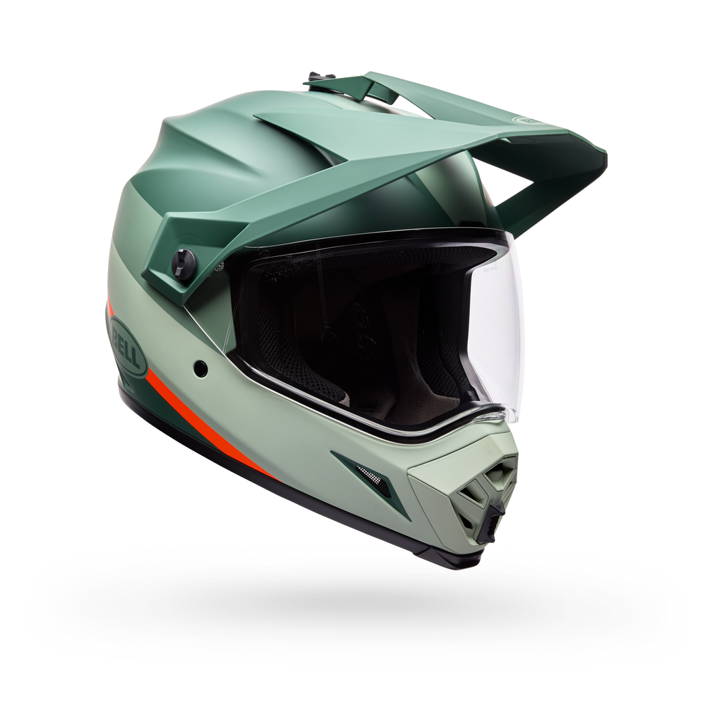 Casco Moto Bell Calle MX-9 ADV Certificado QR Verde