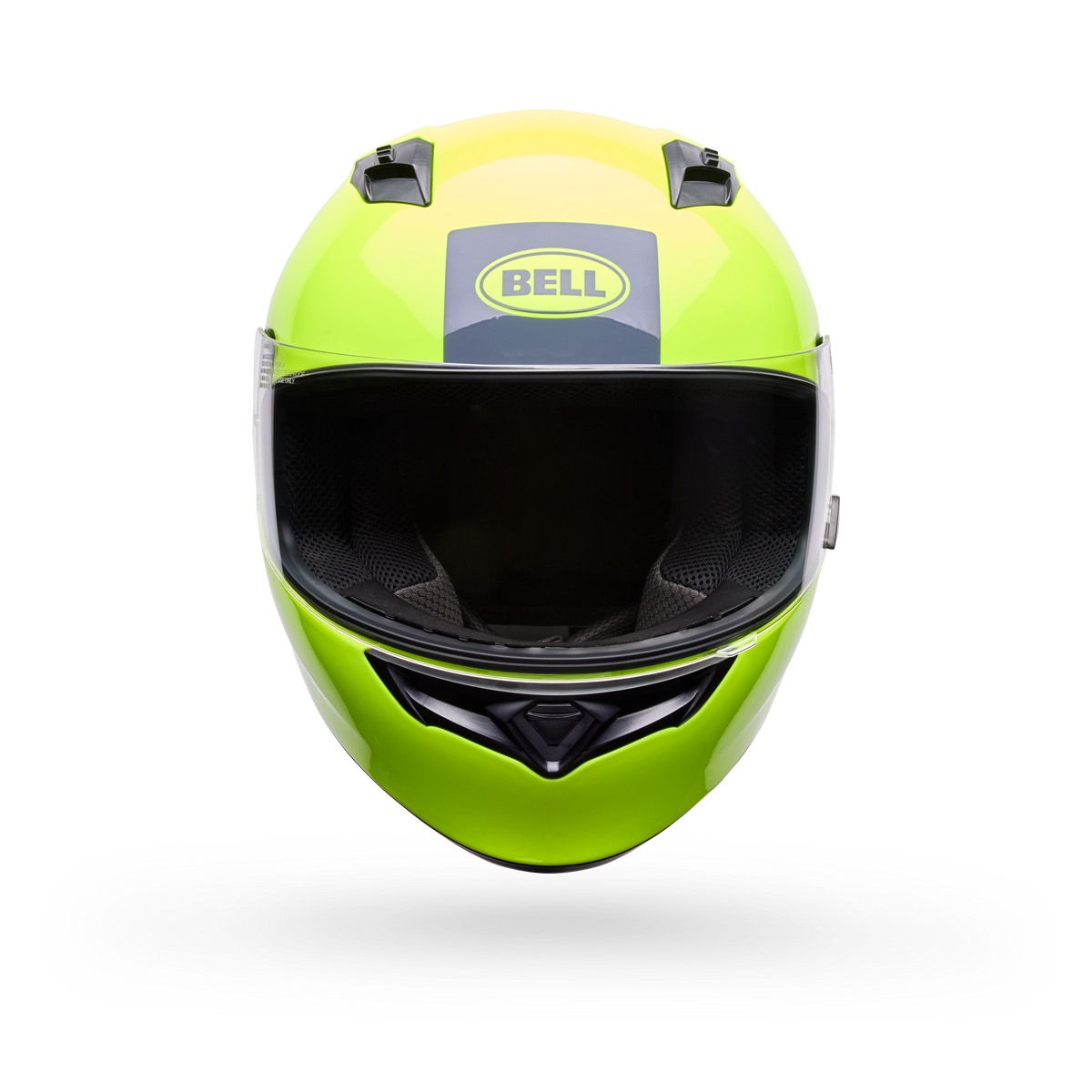 Casco Moto Bell Calle Qualifier Clip Certificado QR Amarillo