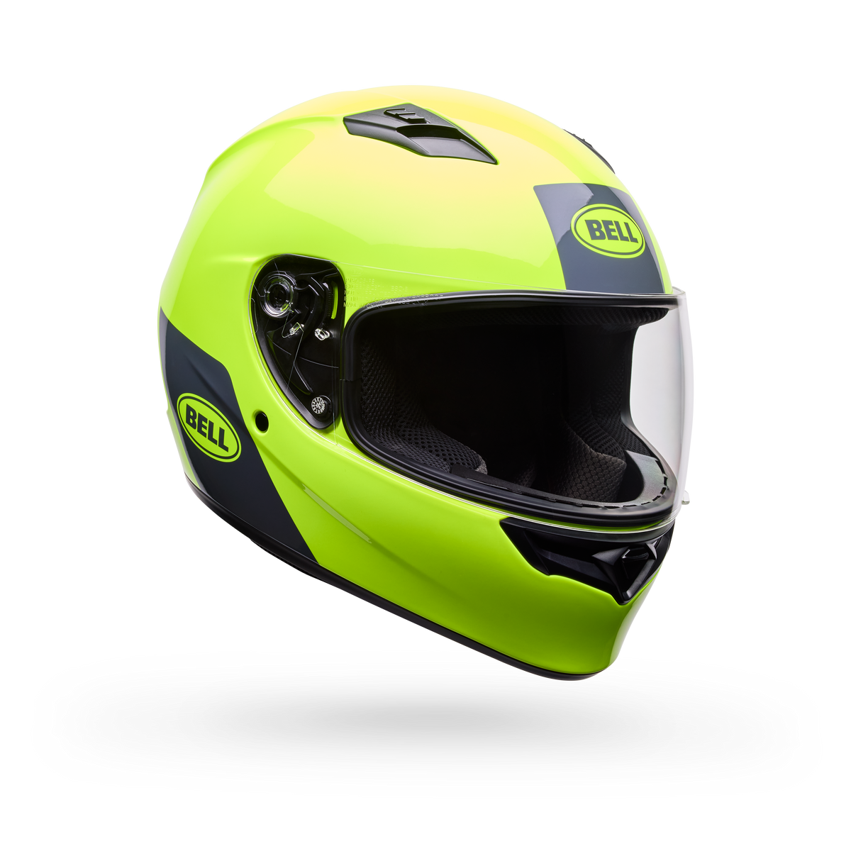 Casco Moto Bell Calle Qualifier Clip Certificado QR Amarillo