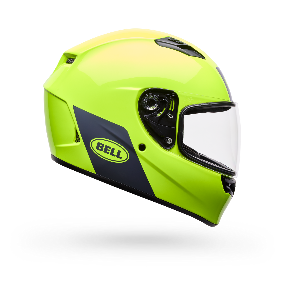 Casco Moto Bell Calle Qualifier Clip Certificado QR Amarillo