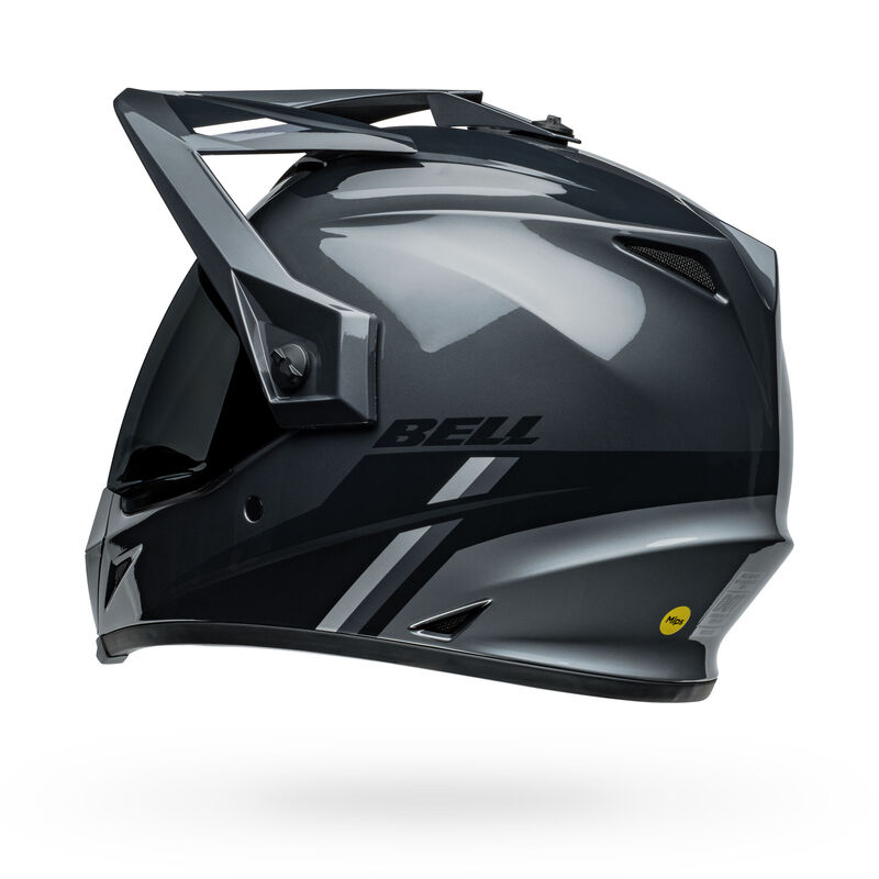 Casco Moto Bell Calle MX-9 Adventure Mips Alpine Certificado QR Gris Carbon