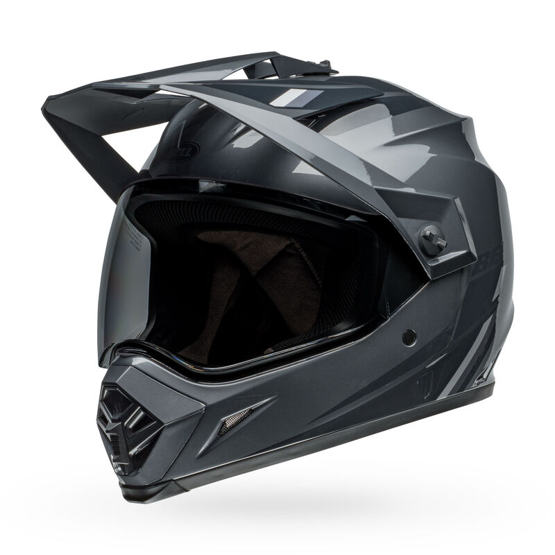 Casco Moto Bell Calle MX-9 Adventure Mips Alpine Certificado QR Gris Carbon