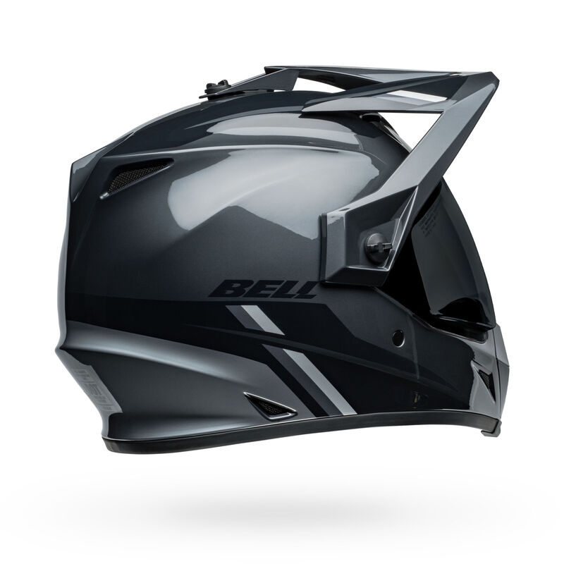 Casco Moto Bell Calle MX-9 Adventure Mips Alpine Certificado QR Gris Carbon