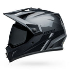 Casco Moto Bell Calle MX-9 Adventure Mips Alpine Certificado QR Gris Carbon