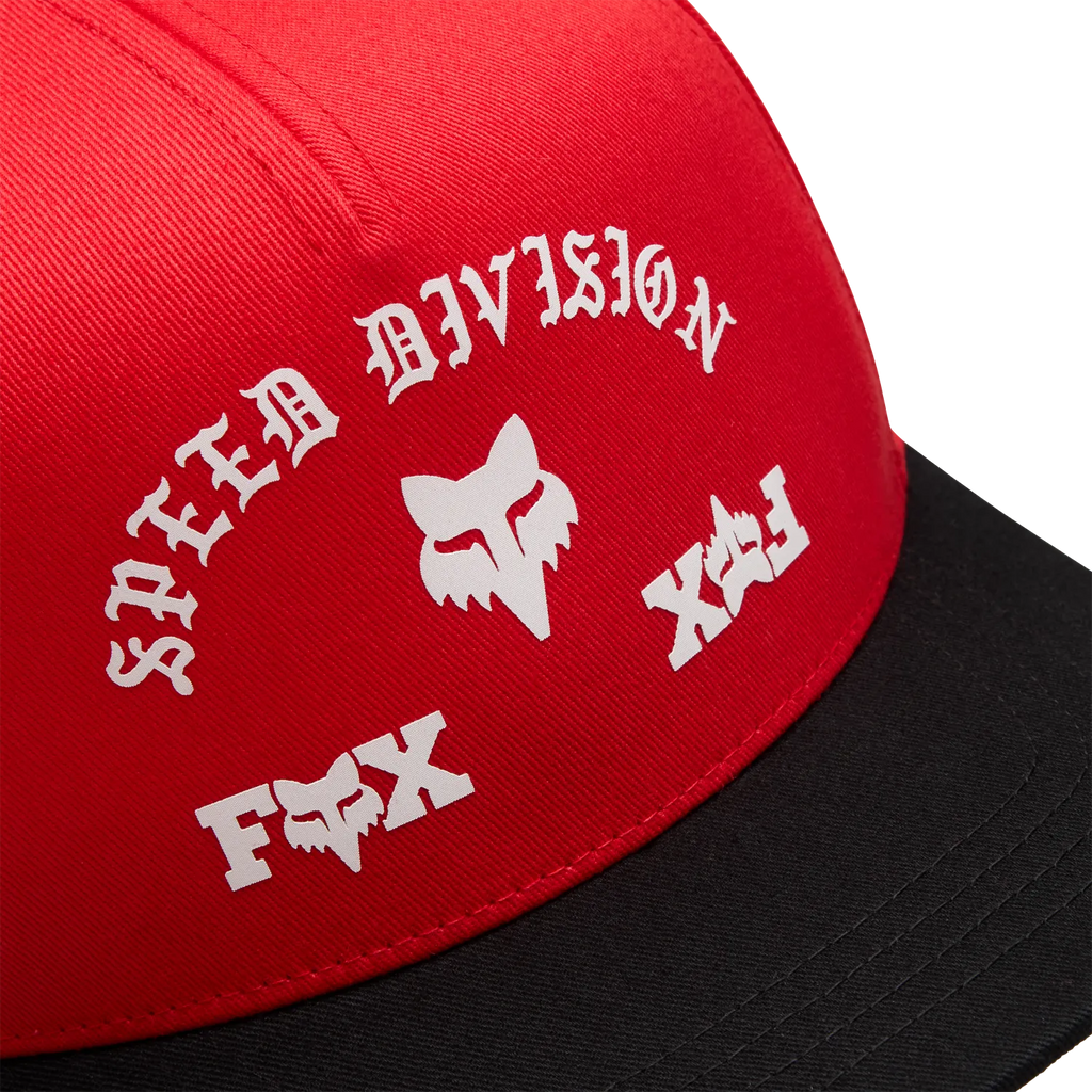 Gorro Fox Racing Icon Snapback Niño | Rojo