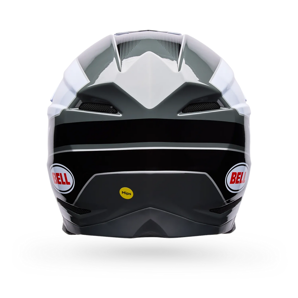 Casco Moto Bell Moto-10 Falcon Mips Blanco/Negro