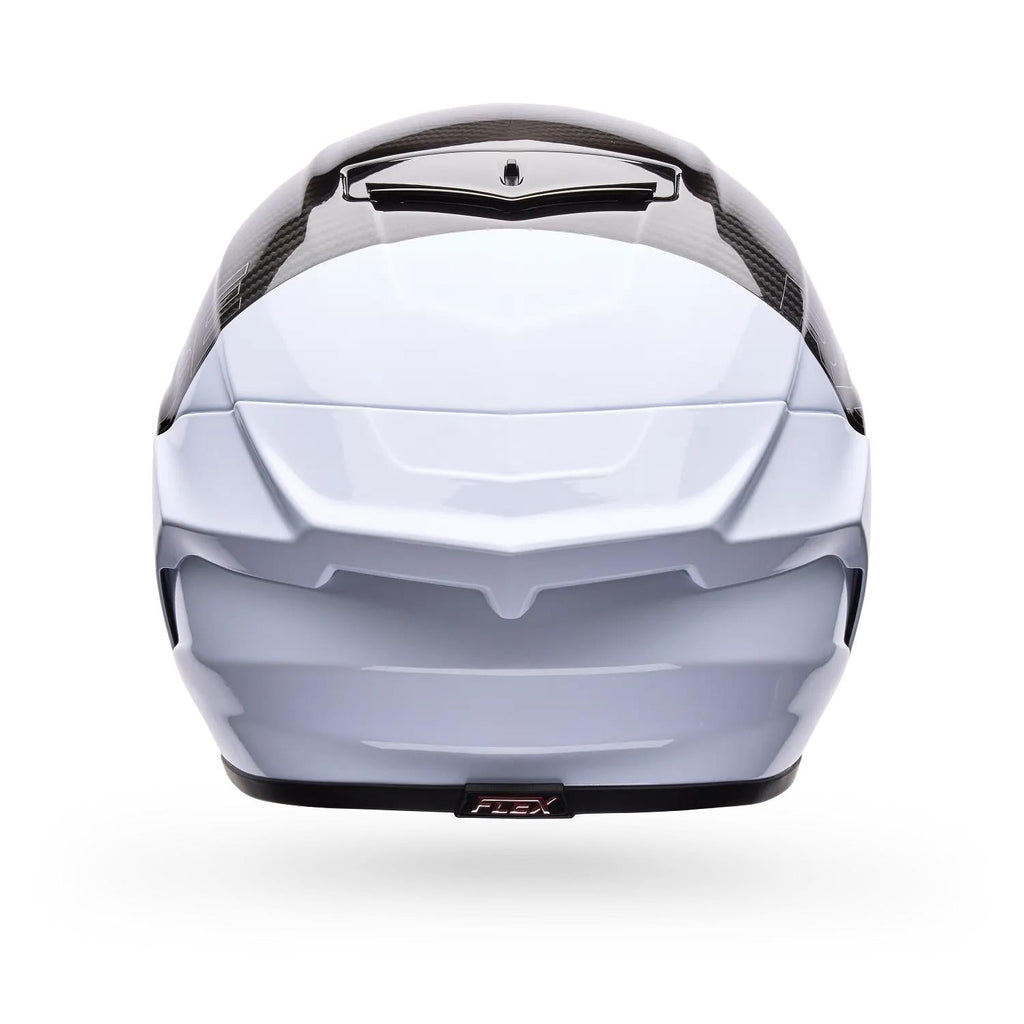 Casco Moto Bell Calle Race Star DLX Flex Strike Blanco/Negro