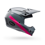 Casco Moto Bell MX-10 Mips Aviator Gris/Rosado