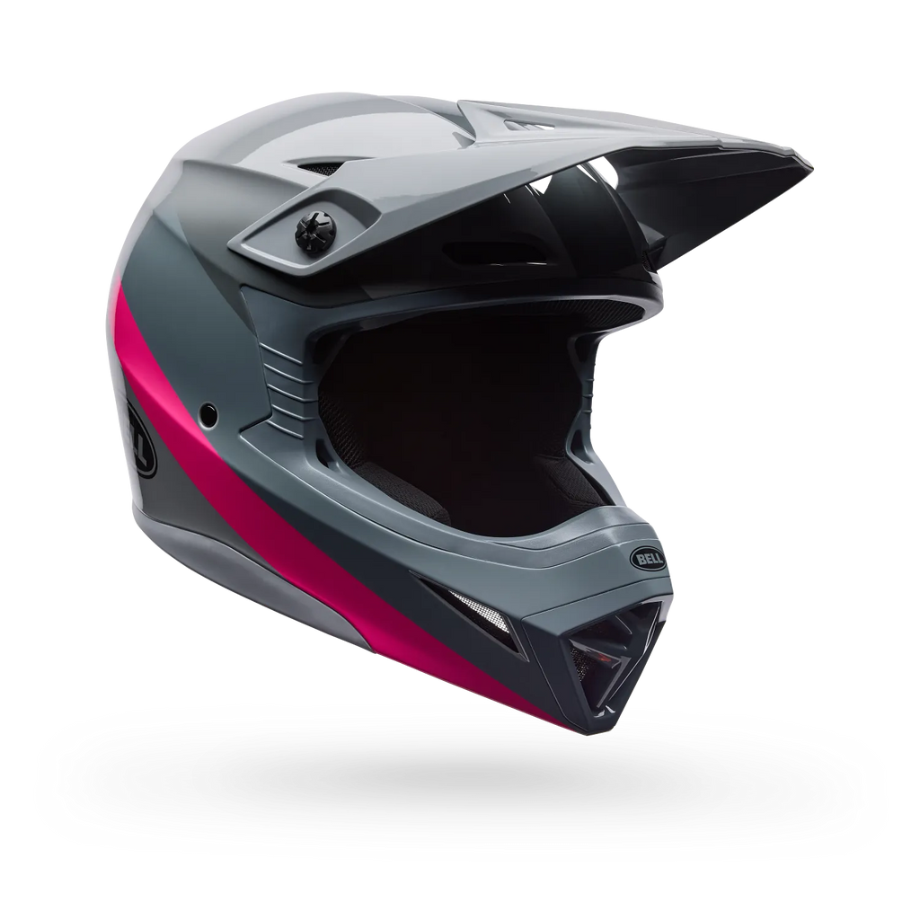Casco Moto Bell MX-10 Mips Aviator Gris/Rosado