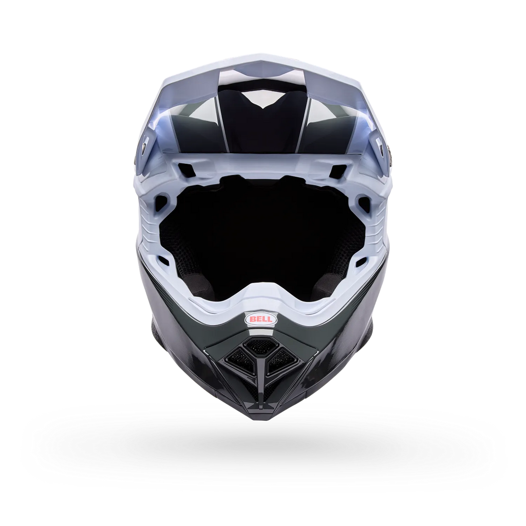 Casco Moto Bell Moto-10 Falcon Mips Blanco/Negro