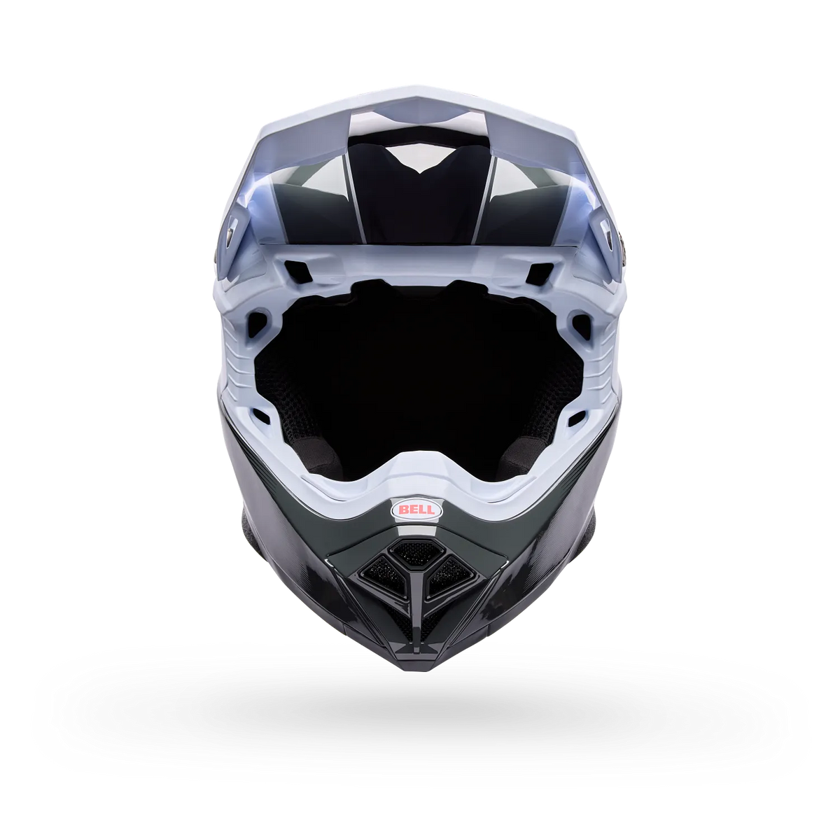 Casco Moto Bell Moto-10 Falcon Mips Blanco/Negro