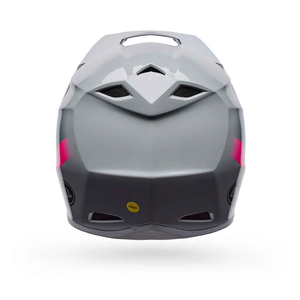 Casco Moto Bell MX-10 Mips Aviator Gris/Rosado