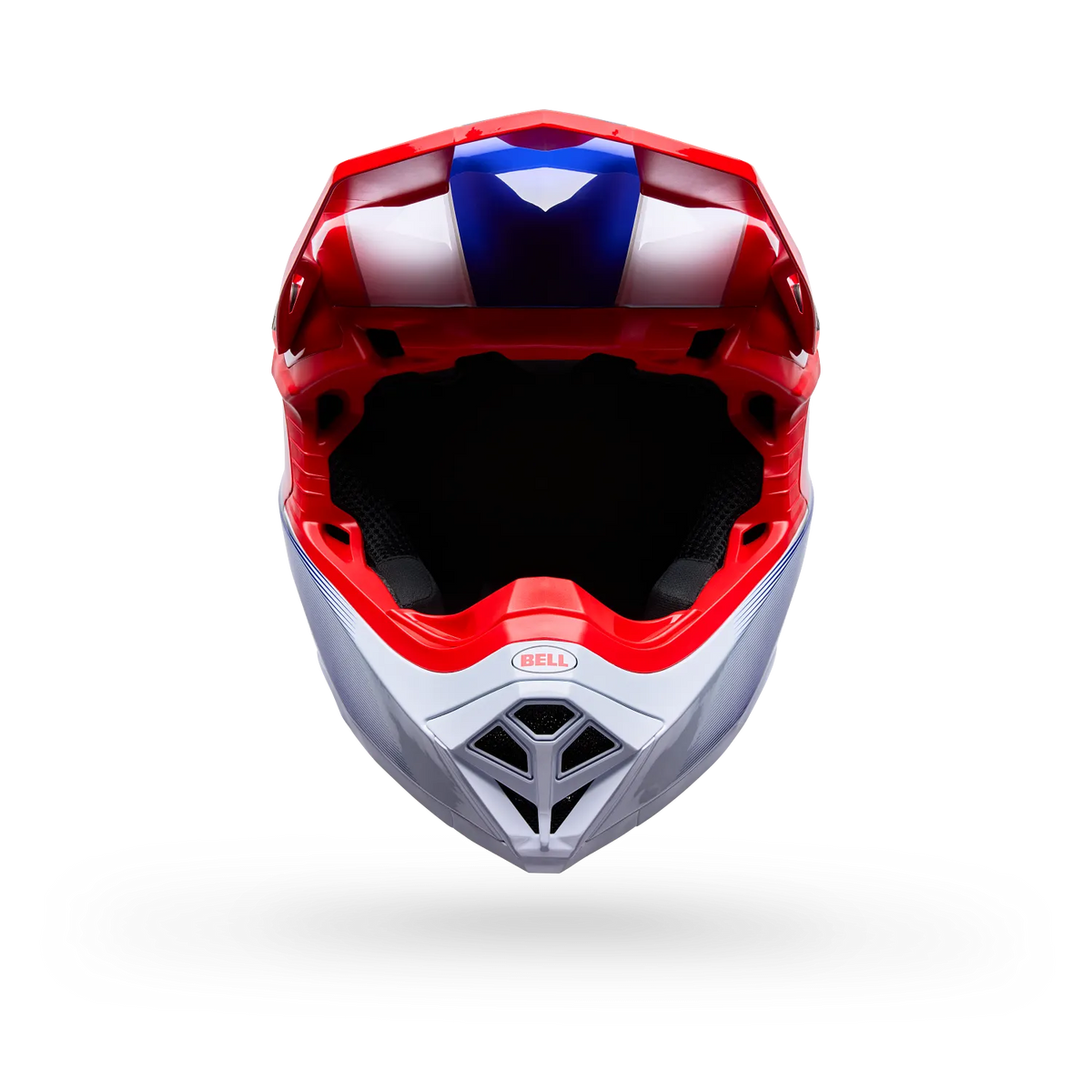 Casco Moto Bell Moto-10 Falcon Mips Rojo/Blanco