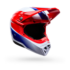 Casco Moto Bell Moto-10 Falcon Mips Rojo/Blanco