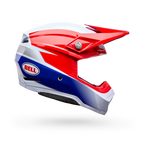Casco Moto Bell Moto-10 Falcon Mips Rojo/Blanco