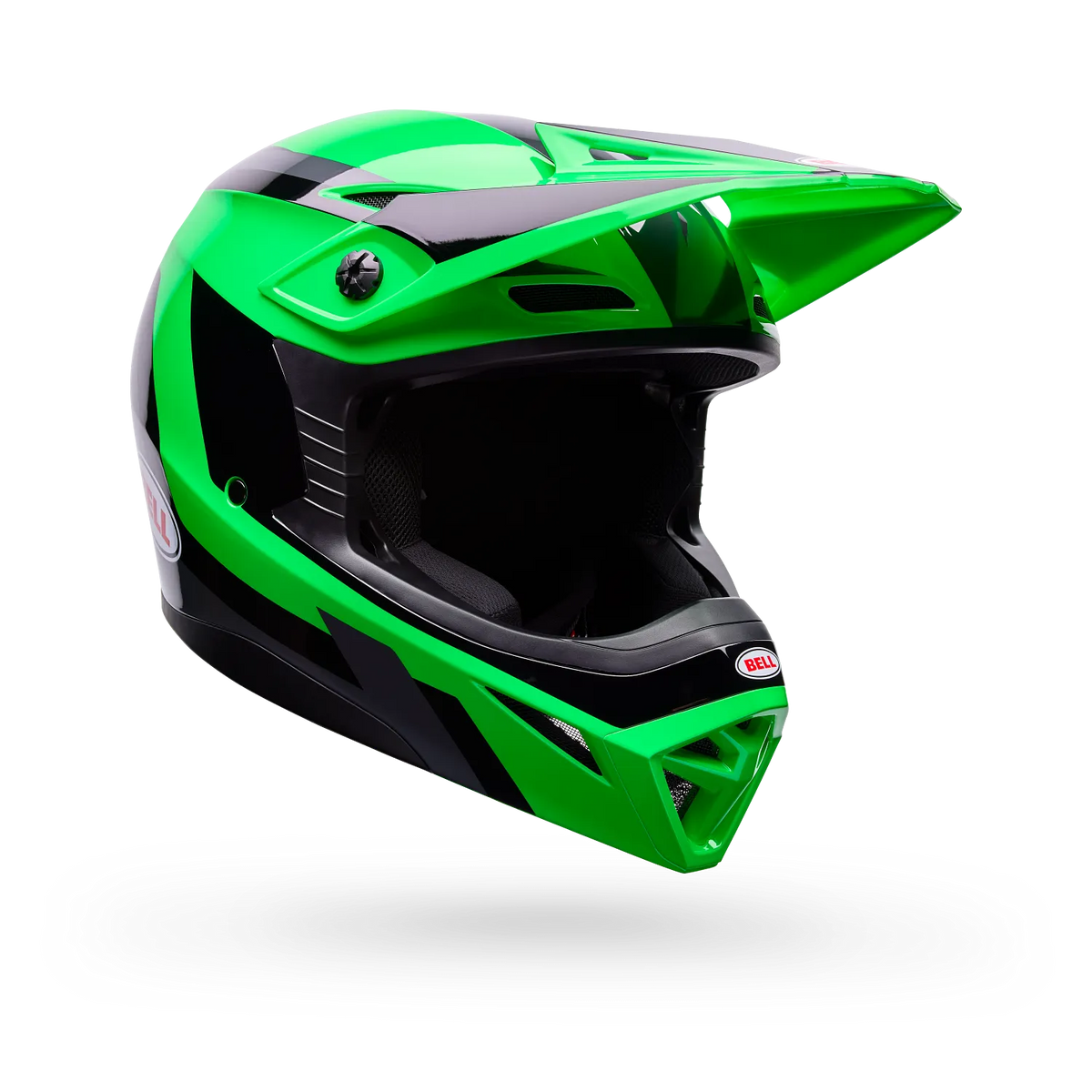 Casco Moto Bell MX-10 Mips Dyno Verde/Negro