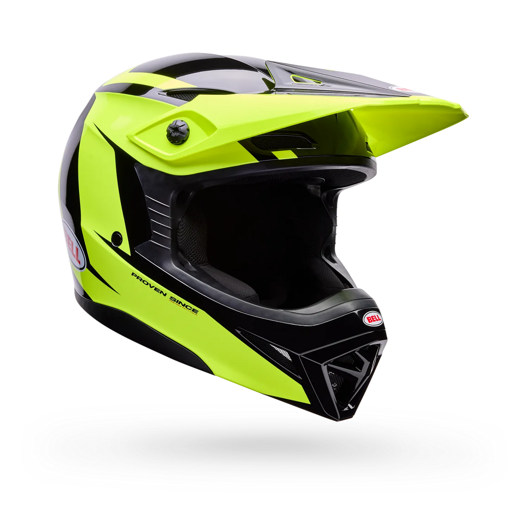 Casco Moto Bell MX-10 Mips Talon Amarillo/Negro