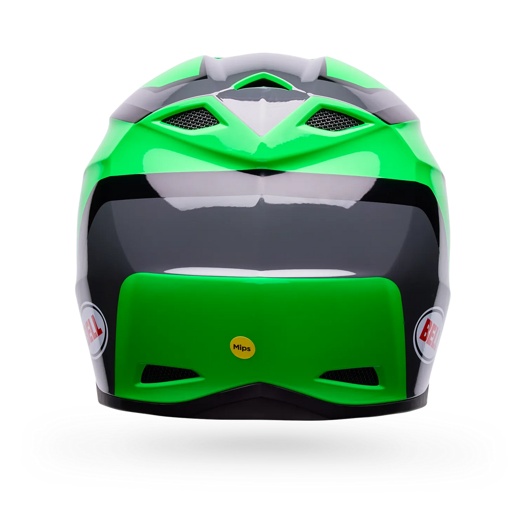 Casco Moto Bell MX-10 Mips Dyno Verde/Negro