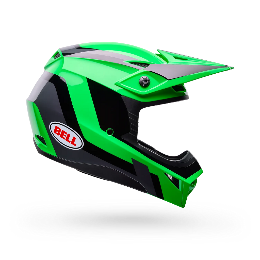 Casco Moto Bell MX-10 Mips Dyno Verde/Negro