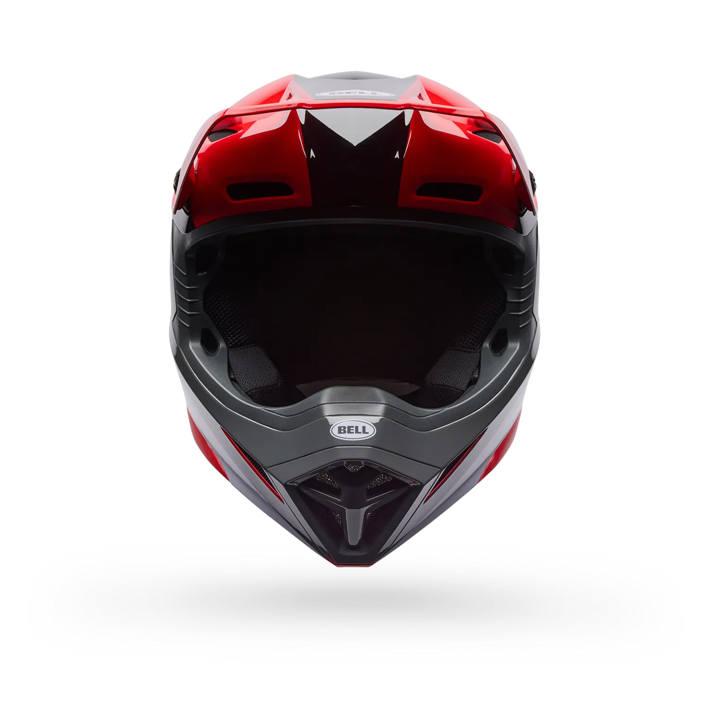 Casco Moto Bell MX-10 Mips Aviator Rojo/Negro