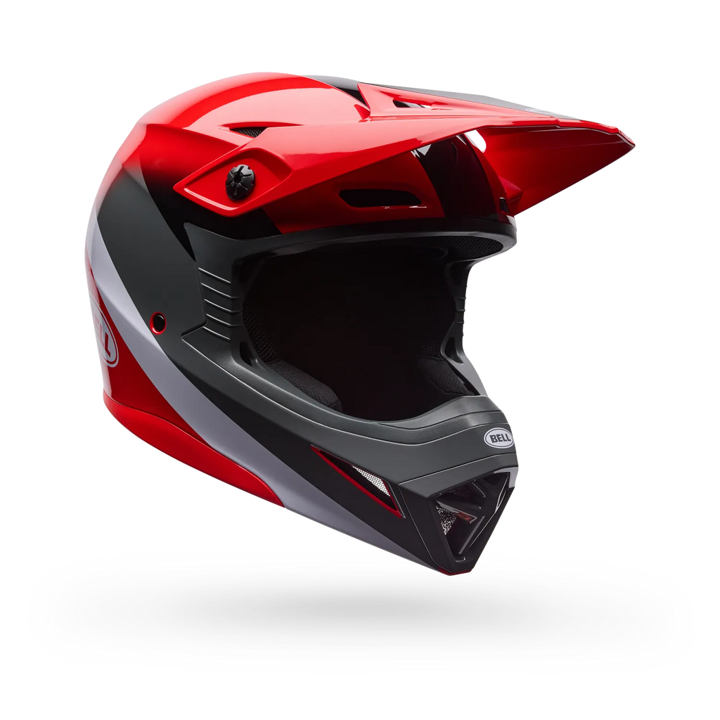 Casco Moto Bell MX-10 Mips Aviator Rojo/Negro