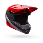 Casco Moto Bell MX-10 Mips Aviator Rojo/Negro