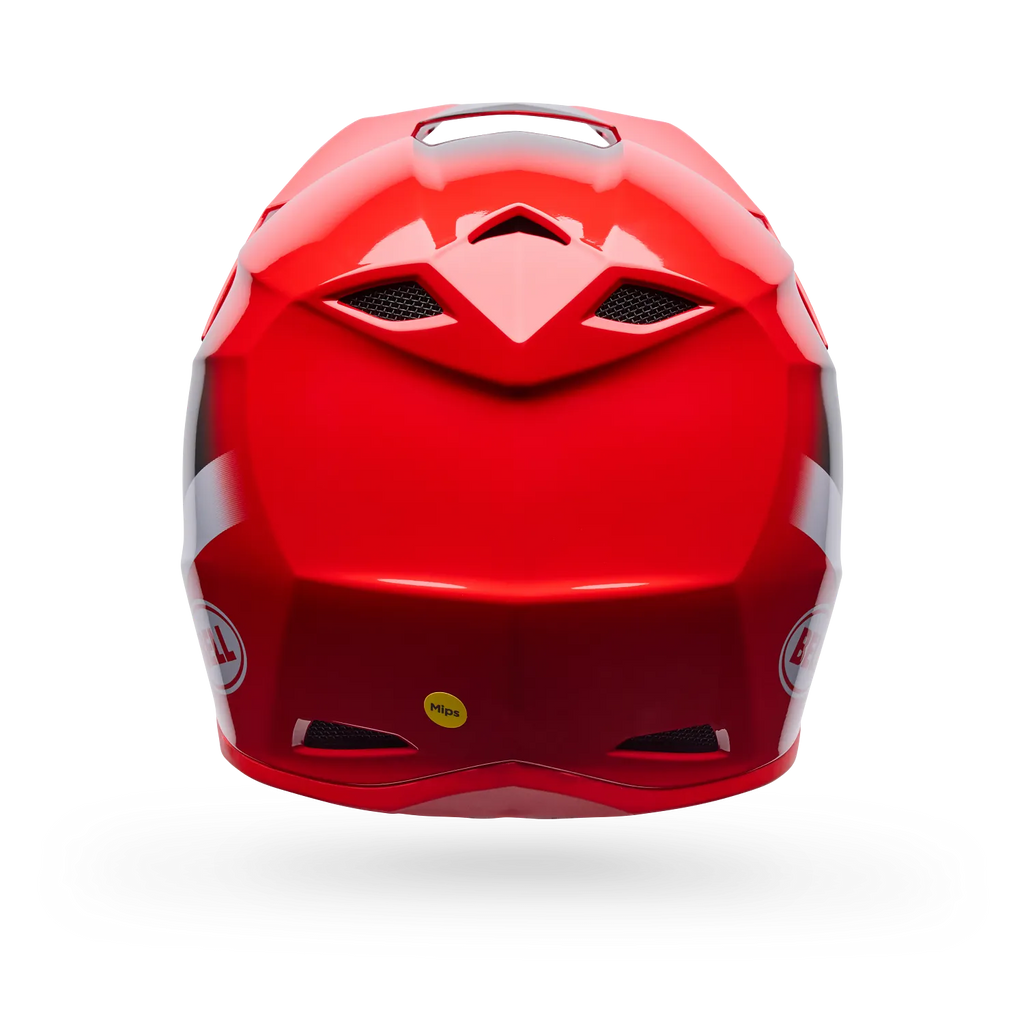 Casco Moto Bell MX-10 Mips Aviator Rojo/Negro