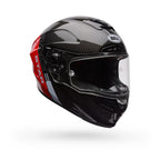 Casco Moto Bell Calle Race Star DLX Flex Strike Rojo/Negro