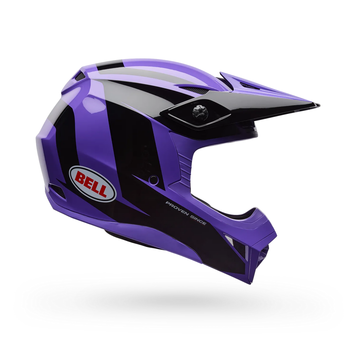 Casco Moto Niño Bell MX-10 Mips Talon Morado