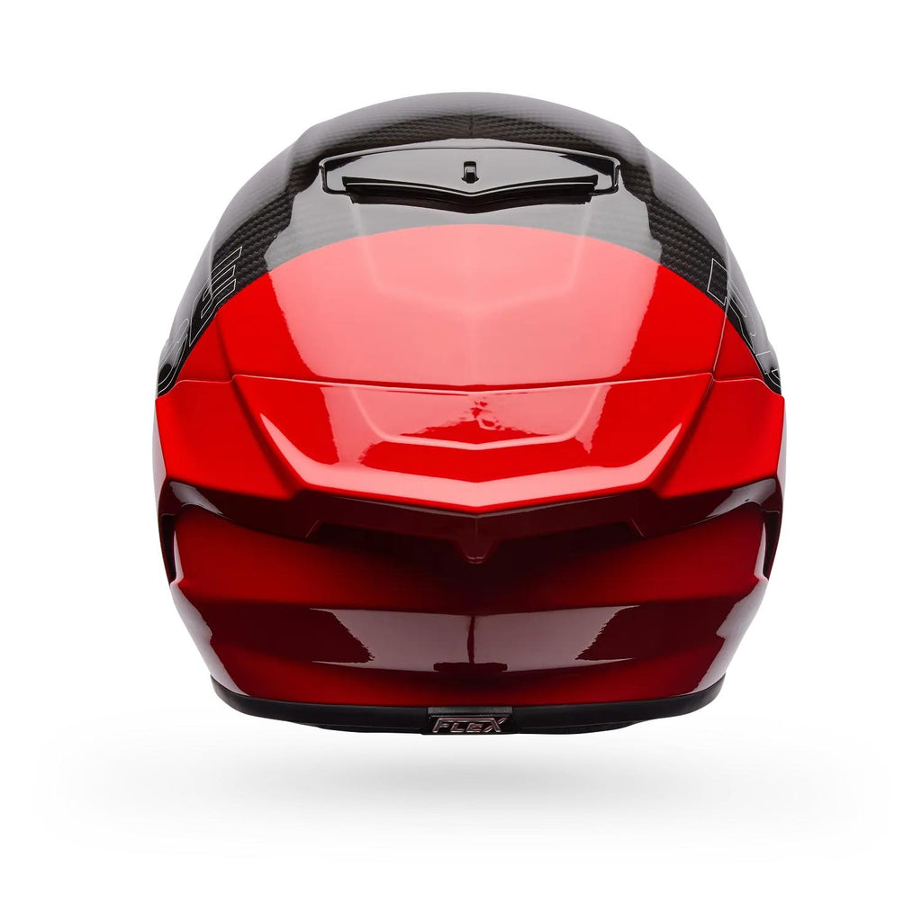 Casco Moto Bell Calle Race Star DLX Flex Strike Rojo/Negro