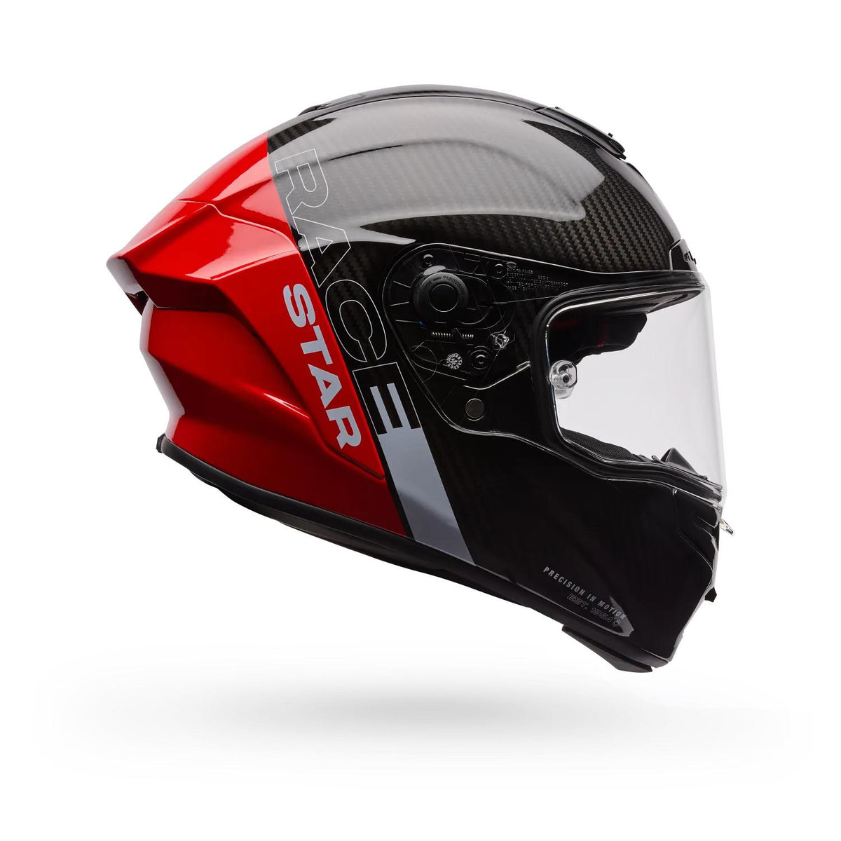Casco Moto Bell Calle Race Star DLX Flex Strike Rojo/Negro