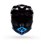 Casco Moto Bell Moto-10 Spherical Strike Azul/Negro