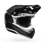 Casco Moto Bell Moto-10 Spherical Solid Negro/Blanco